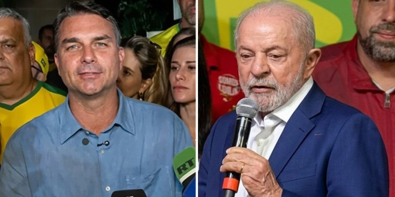PoderData/Aya: Flávio tem 53% contra 47% de Lula na disputa presidencial