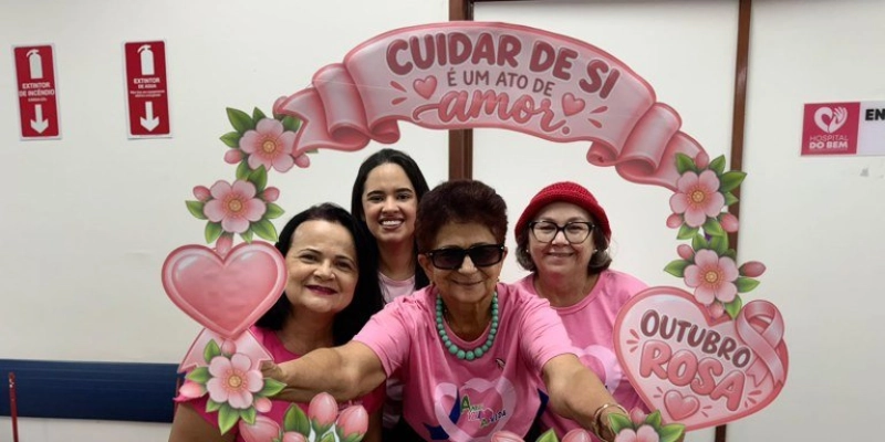 Hospital do Bem abre Outubro Rosa com foco na prevenção e no diagnóstico precoce do câncer