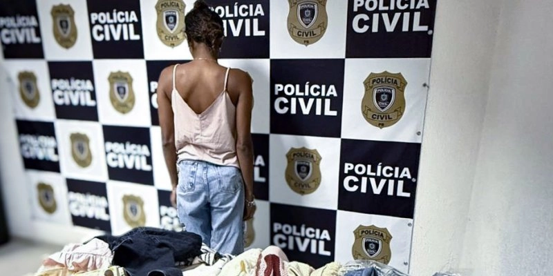 Mulher suspeita de aplicar golpes com falsos comprovantes de Pix é presa ao receber mercadorias  