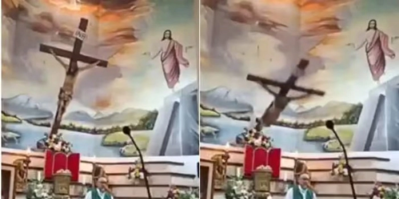 Padre morre atingido por cruz de madeira durante Celebração de Missa