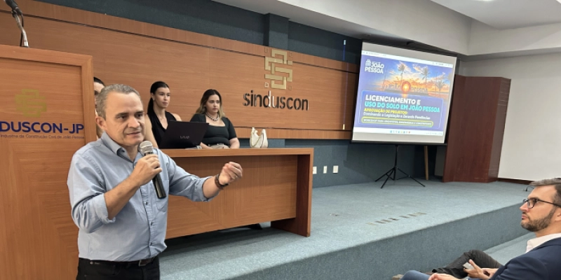 Seplan promove workshop sobre licenciamento urbanístico em João Pessoa