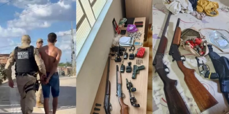 PM resgata crianças reféns e prende faccionados com arsenal em Santa Luzia