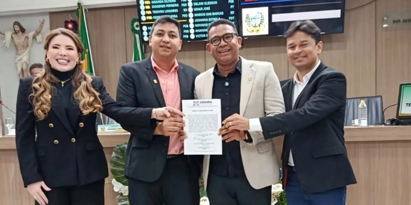 Com apoio de situação e oposição, Abel Sales é eleito presidente da Câmara de Sousa