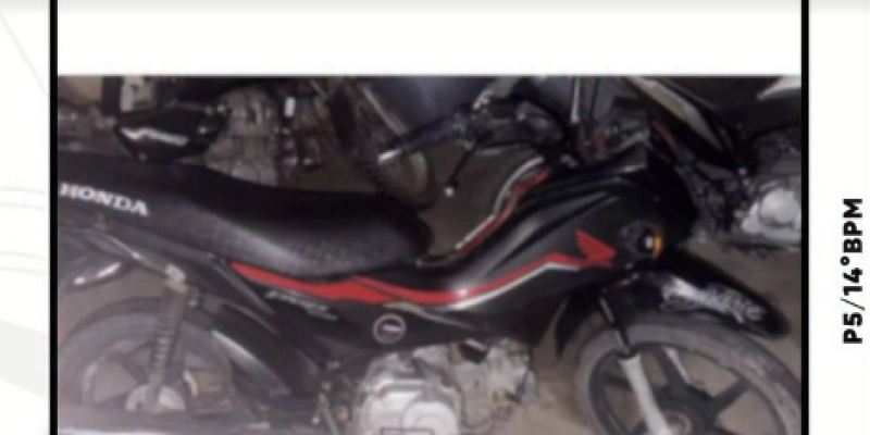 PM recupera motocicleta roubada na PB-383 após criminosos ficarem sem combustível em Sousa