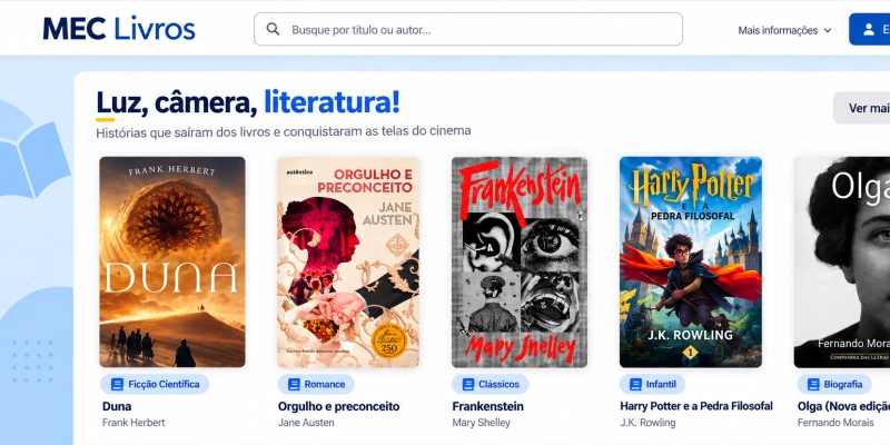 MEC Livros bate 1 milhão de empréstimos e amplia acervo