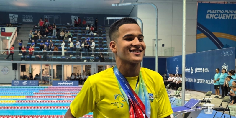 Paraibano brilha com oito medalhas de ouro na Copa Pacífico de Natação, no Chile