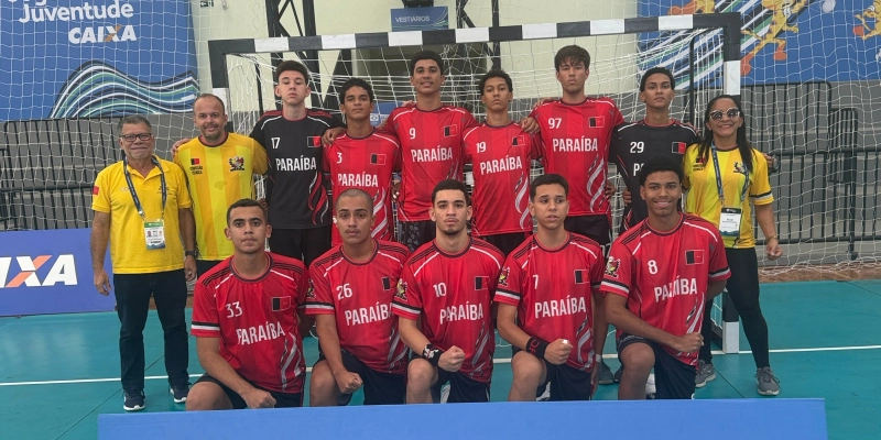 Paraíba acumula 12 medalhas nos Jogos da Juventude com conquistas do vôlei e handebol masculinos