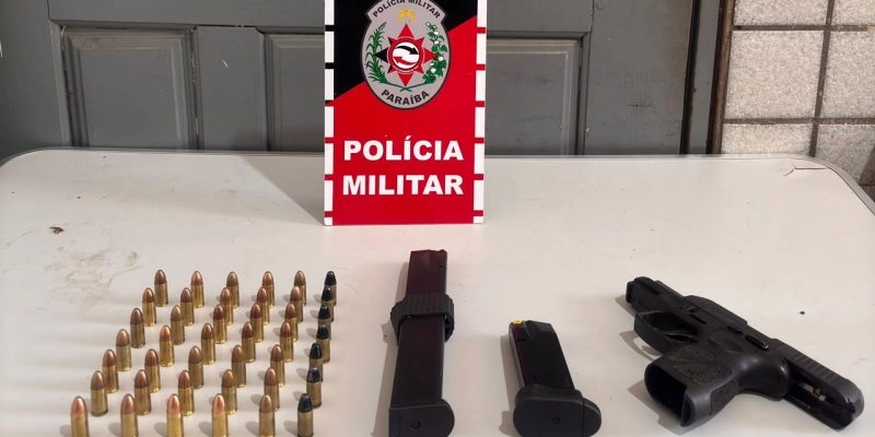 Polícia Militar apreende pistola e mais de 40 munições após confronto entre grupos rivais