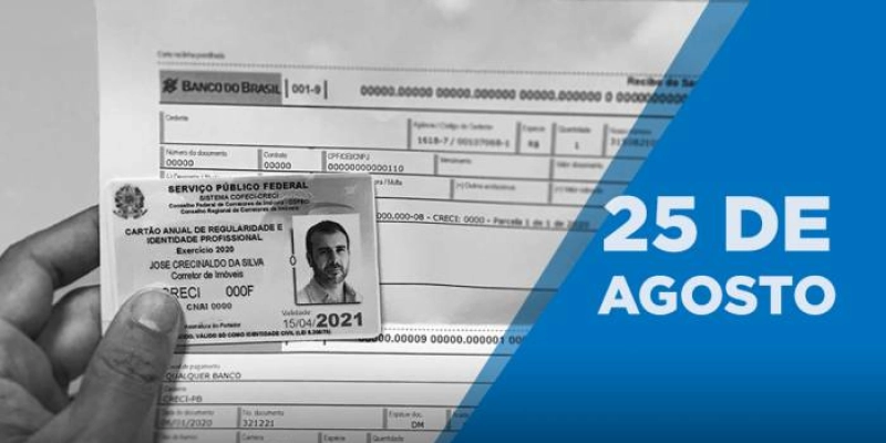 Creci-PB alerta para encerramento de prazo para pagamento de anuidade 2020 pelo valor original
