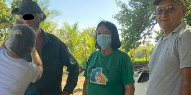 Em Sousa, Secretaria de Saúde realiza consulta odontológica domiciliar para idosos e acamados na zona rural