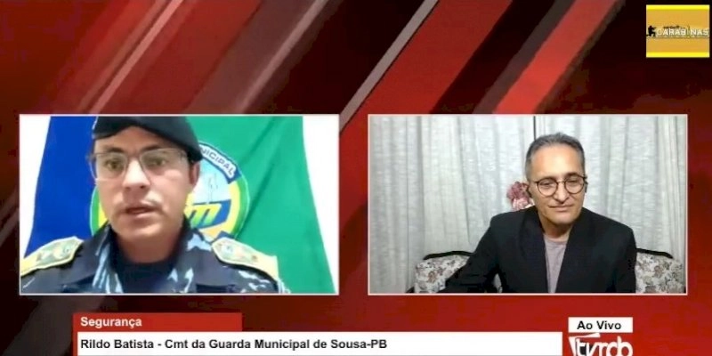 Comandante da Guarda Municipal em Sousa relata os avanços, e desafios dos Vigilantes no Ponto & Vírgula; Assista  