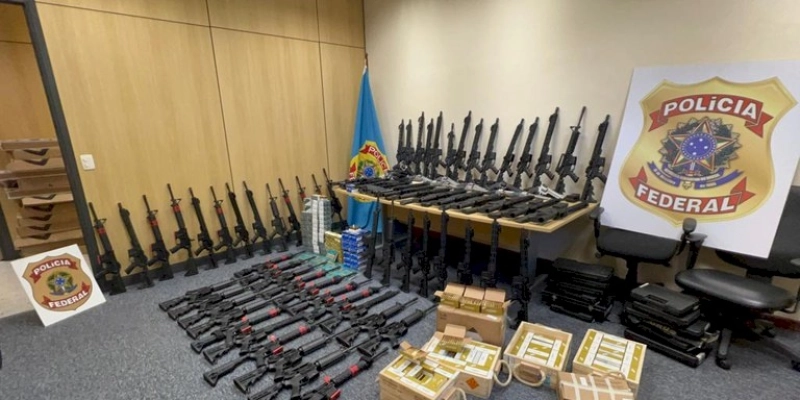 PF investiga comércio ilegal de armas de fogo