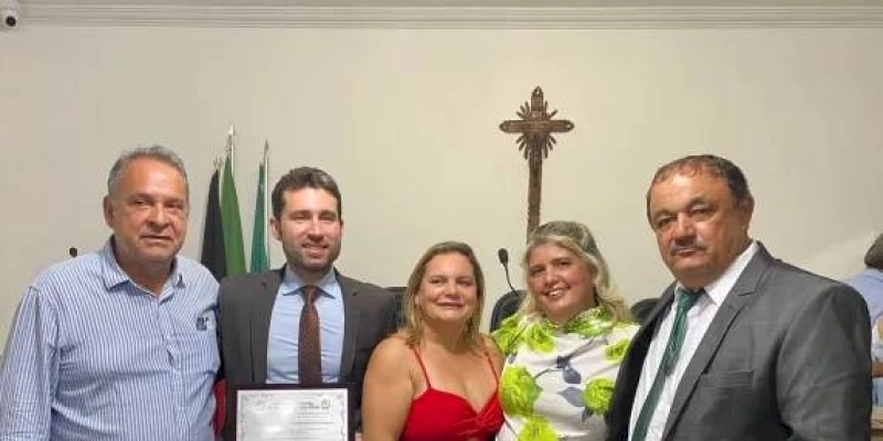 Michel Henrique recebe título de cidadão Salgadense, em sessão solene