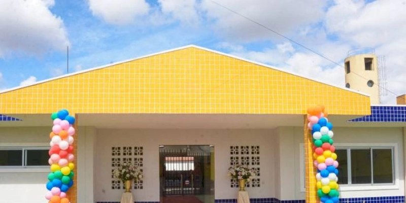 Estado inaugura creche e beneficia mais de 380 crianças, em Salgado de São Félix