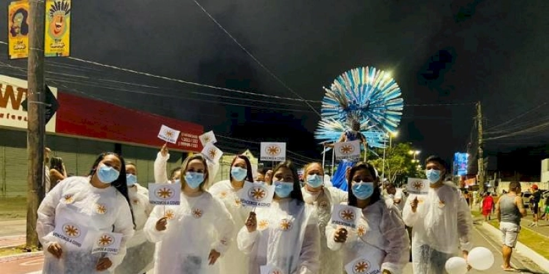 Profissionais do Clementino Fraga recebem homenagem da escola Império do Samba no Carnaval Tradição 