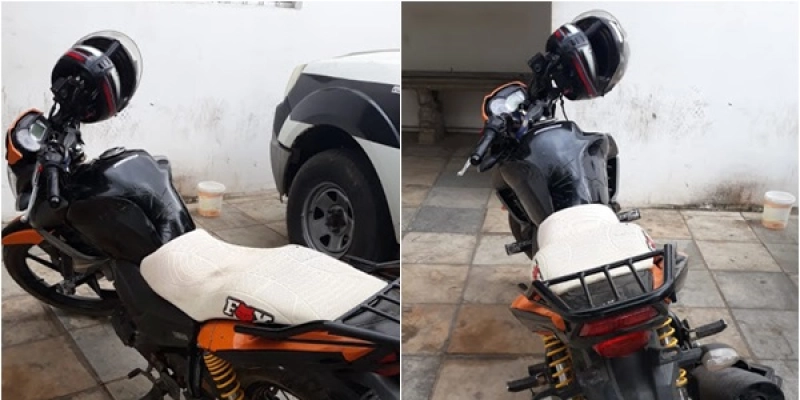Moto roubada de Mototaxista é recuperada por Policiais Militares do 6º BPM