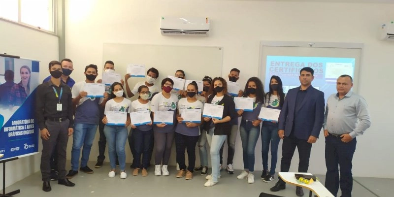 SENAI PB e MPT formam primeira turma de Operador de Computador na cidade de Caaporã