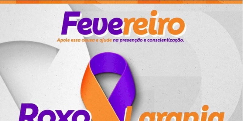 Prefeitura de Aparecida adere às campanhas Roxo e Laranja em conscientização as doenças como a fibromialgia, lúpus, Alzheimer e epilepsia