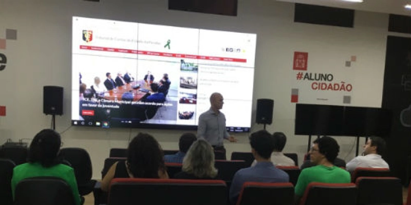 Espaço Cidadania Digital do TCE-PB recebe visita de diretores da Cinep