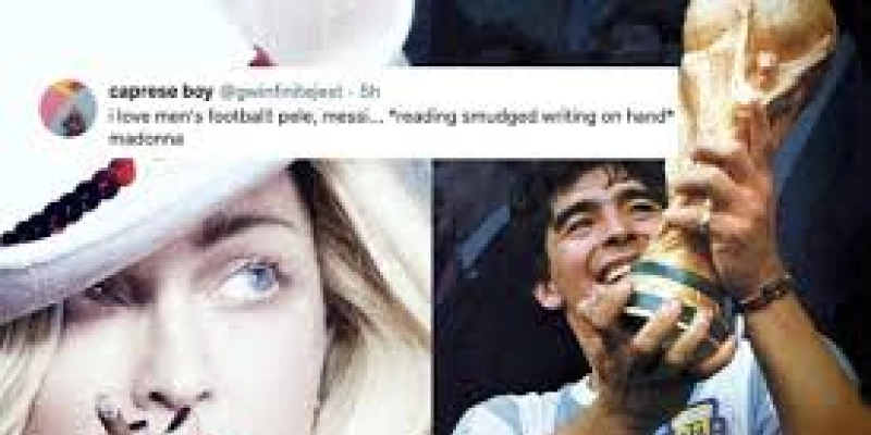 Fãs se confundem e declaram luto a Madonna após morte de Maradona