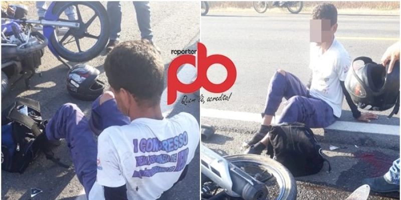 Aparecidense fica ferido em grave acidente na BR-230, próximo à Sousa