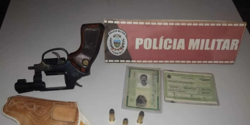 Policiais Militares do 6° BPM apreendem arma de fogo, após denúncia de ameaça