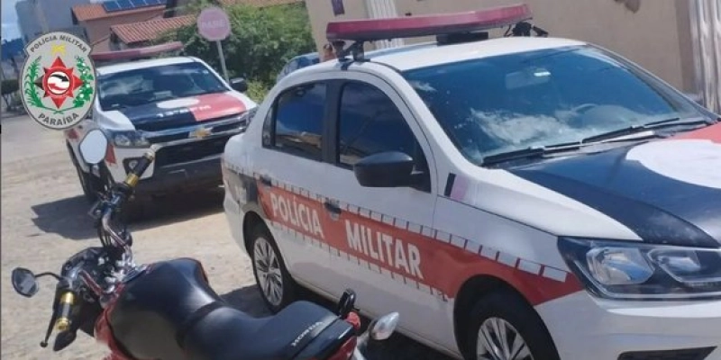 Polícia Militar apreende motocicleta com indícios de adulteração veicular em Itaporanga