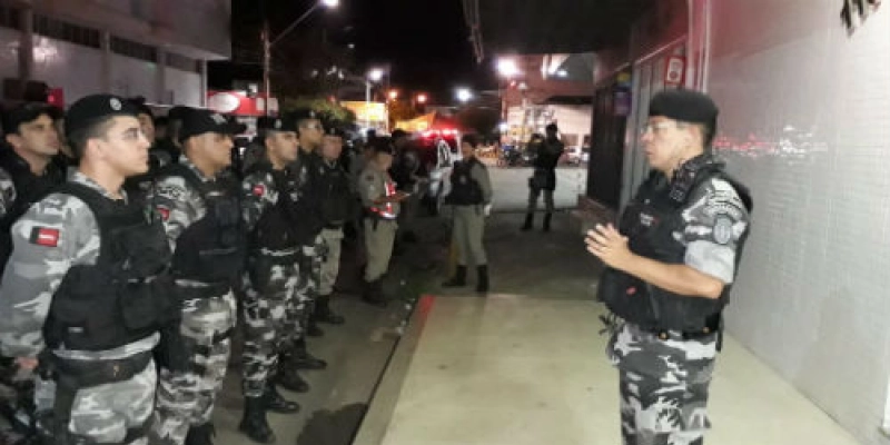 Polícia Militar garante a tranquilidade na segunda noite do Sousa folia 2018