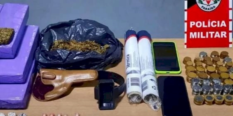 Polícia Militar detém indivíduo em flagrante por tráfico de drogas, durante ação