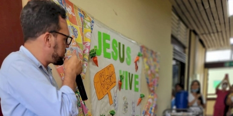 Hospital de Trauma de João Pessoa realiza festa de Páscoa para crianças internas