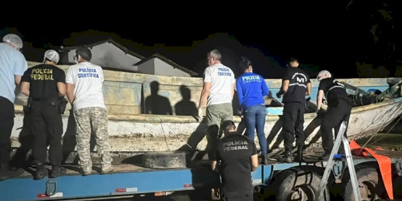 PF diz que corpos achados em embarcação no Pará são de africanos