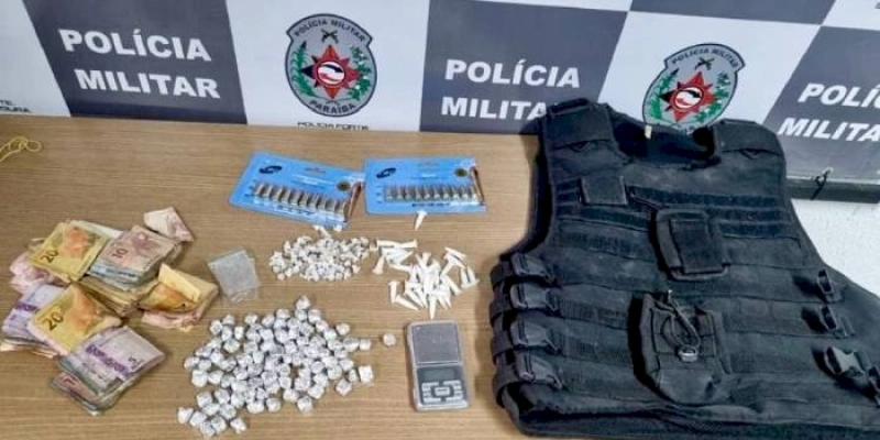 Polícia apreende armas, drogas e colete balístico na região metropolitana de João Pessoa