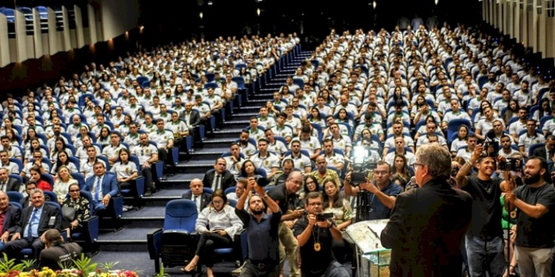 João Azevêdo participa de aula inaugural do curso de formação para os concursados da Polícia Civil e destaca investimentos na Segurança Pública