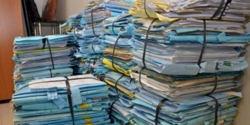 Comarca de Sousa dá continuidade ao descarte com mais de três mil processos de  Execuções Fiscais 