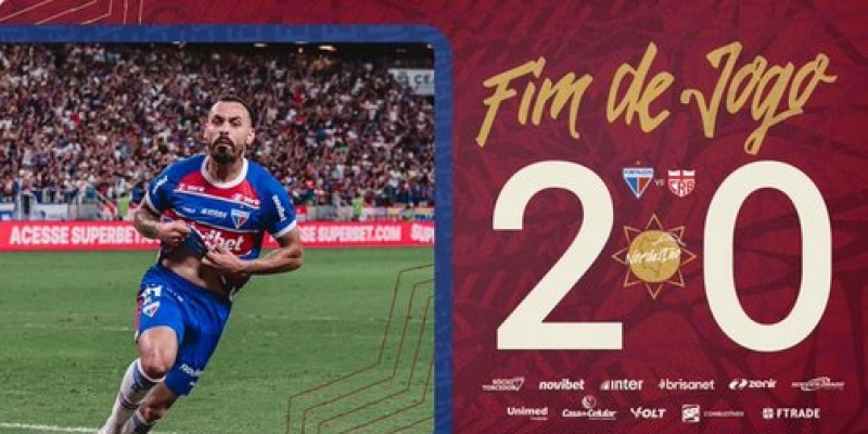 Fortaleza derrota CRB e fica perto do título da Copa do Nordeste