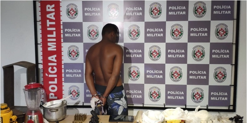Polícia encontra laboratório de drogas e prende suspeito nesta sexta