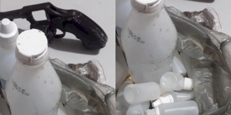 Adolescente é apreendido com arma de fogo, lança-perfume e maconha na PB 