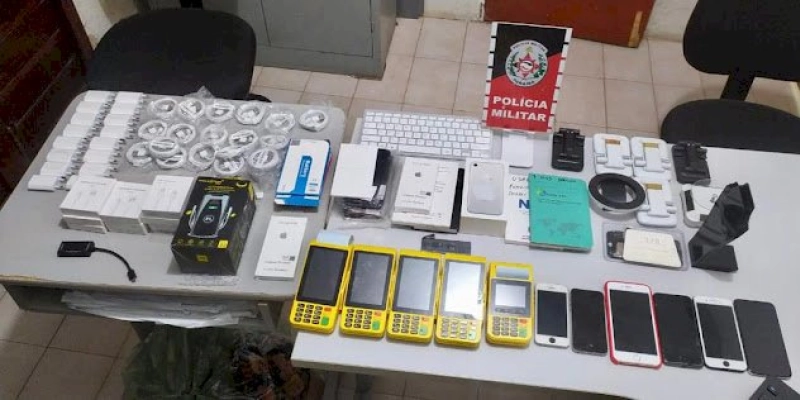 Polícia Militar recupera aparelhos celulares e itens eletrônicos roubados em Sousa; veja