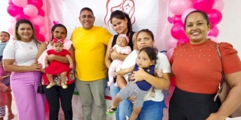 João Neto participa de mais um evento do Programa Bolsa Maternidade e Garantia de Valorização Social, em Aparecida 