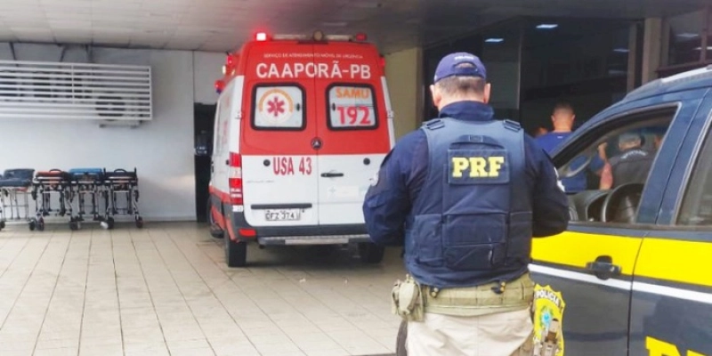 Equipes da PRF salvam vida de homem baleado em assalto na Paraíba