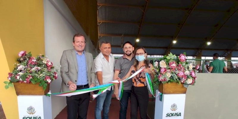 Fábio Tyrone entrega moderno ginásio poliesportivo no bairro Jardim Brasília, em Sousa 