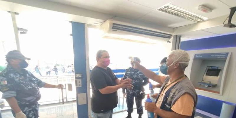 Secretaria de Saúde, STTRANS e GCM realizam ação de enfrentamento ao novo Coronavírus em Sousa