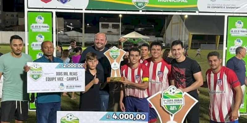 1ª Copa Rural Municipal de São José de Piranhas chega ao fim; premiação chegou à R$ 6 mil em dinheiro