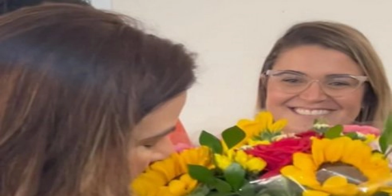 Pollyanna Dutra participa de café da manhã das mães na Cooperativa Mista dos Produtores Rurais na Agricultura Familiar
