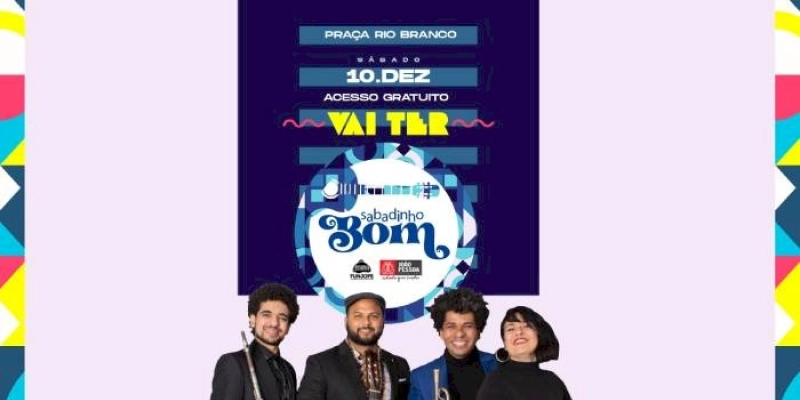 Grupo de choro paraibano formado na Áustria se apresenta no Sabadinho Bom