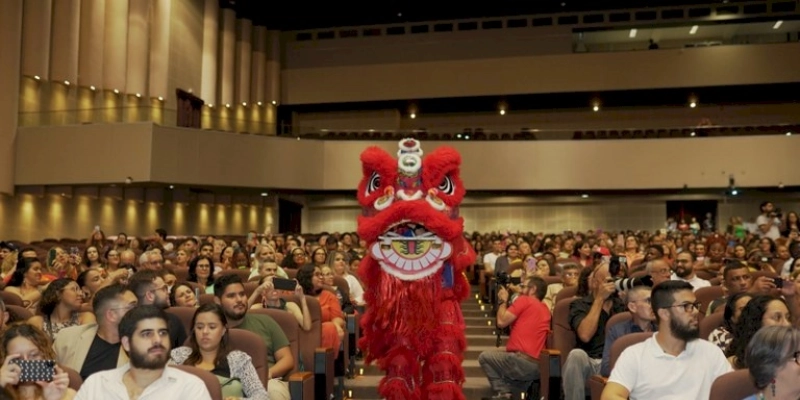 Vice-governador participa de abertura do Festival de Cultura Chinesa e destaca importância da parceria entre a Paraíba e o país asiático