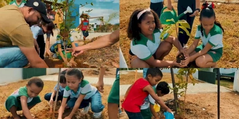 Secretaria de educação de São José da Lagoa Tapada em parceria com o NUCA, realiza dia de campo com estudantes municipais 