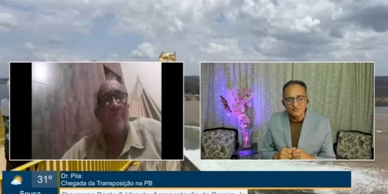  TVRPB: Dr. Pila detalha chegada das águas da transposição, e fala dos projetos que vão mudar a irrigação em Sousa e Região; Assista