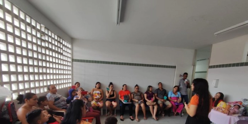 Secretaria de Saúde promove atividades educativas e oferta de serviços para crianças, pais, gestantes e puérperas, em João Pessoa