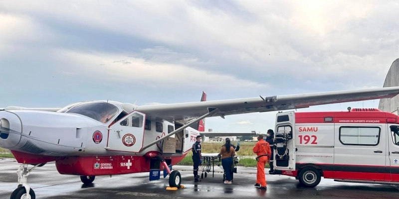 Grupo de Resgate Aeromédico realiza duas transferências para São Paulo em menos de cinco dias 